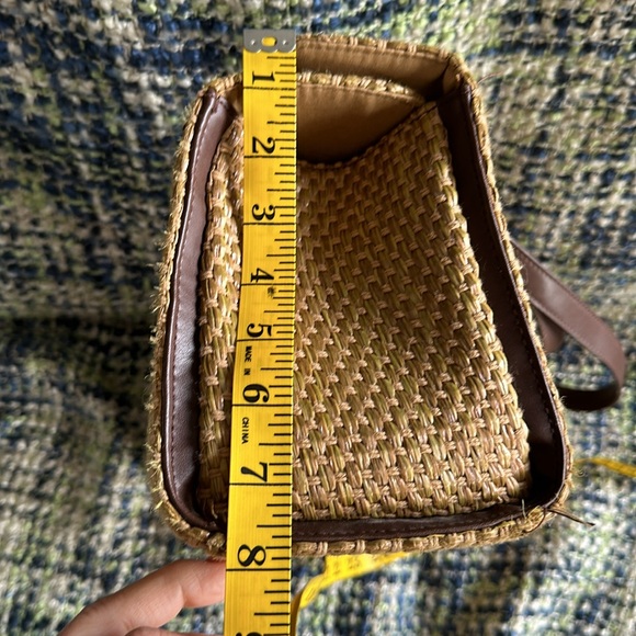 Tristan Rectangle Straw Purse - Picture 10 of 13